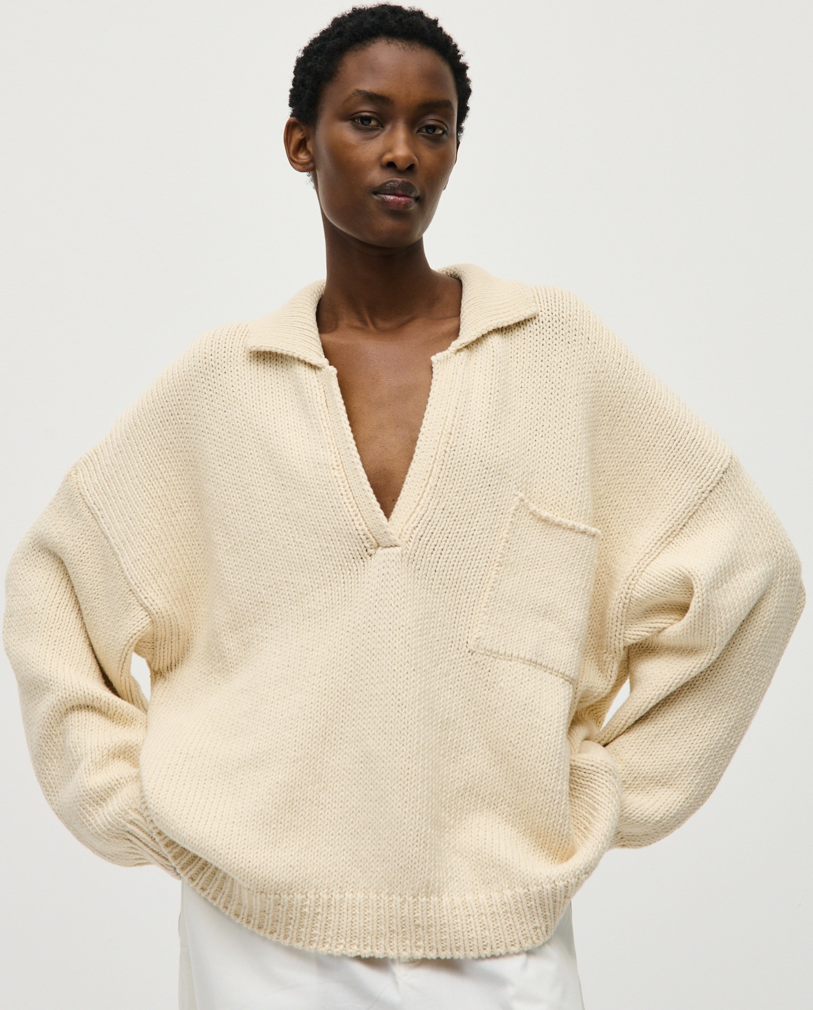 Polo in Cashmere e Lana